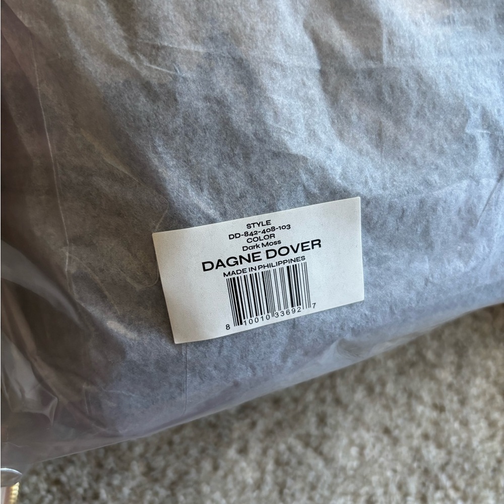BRAND NEW duffel / overnight / gym bag. Dagne Dover green - Picture 4 of 4